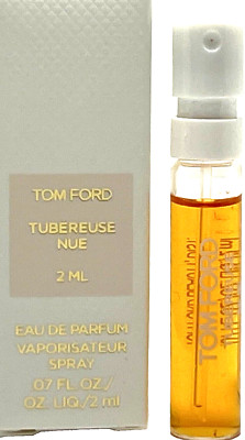 TOM FORD TUBEREUSE NUE EAU DE PARFUM VIAL SPRAY UNISEX 0.07 Oz NEW SAMPLE SIZE!