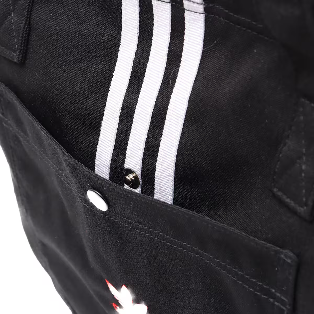 adidas x Korn Tote Bag Black Red 30th Anniversary Durability Snap 