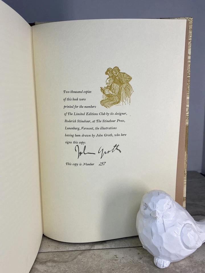 PUDD’NHEAD WILSON by Mark Twain: Artist-SIGNED Edition LIMITED to 2000; Vintage - Image 2 of 4