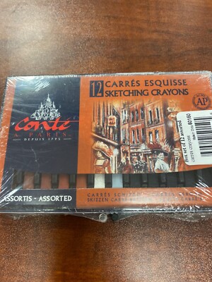 Conte A Paris - 12ct assorted neutrals sketching crayons new sealed in box