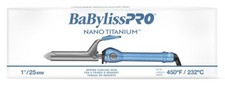 BaBylissPRO Nano Titanium 1" Spring Curling Iron  BNT100S