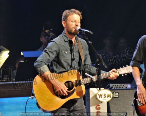 Image d'action originale Dierks Bentley @ Grand Ole Opry 2017 PhotoArt différentes tailles - Photo 1/4
