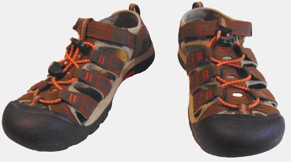 SANDALIAS DE PESCADORES KEEN PARA HOMBRE MARRÓN NARANJA CORDÓN ELÁSTICO PUNTERA ZAPATO ~ 5/ EURO 37 Foto 4 de 4