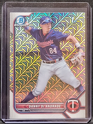 2022 Bowman Chrome Danny De Andrade Mega Box MOJO Refractor Prospect #BCP-156