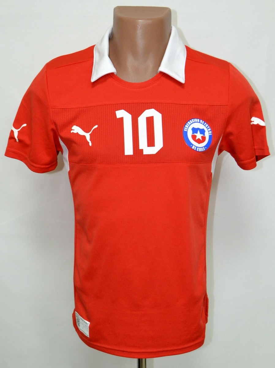 CHILE NATIONAL TEAM 2012/2013 HOME FOOTBALL SHIRT 10 SANCHEZ PUMA