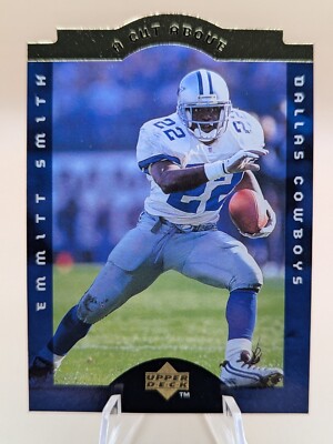 1996 Upper Deck Emmitt Smith A Cut Above football die-cut insert