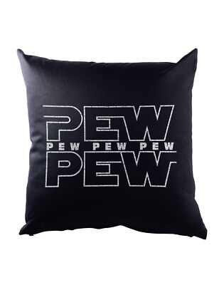 Pew Pew Dekokissen X Red Star Wing Skywalker Fun Wars Geek Nerd Gamer Gaming