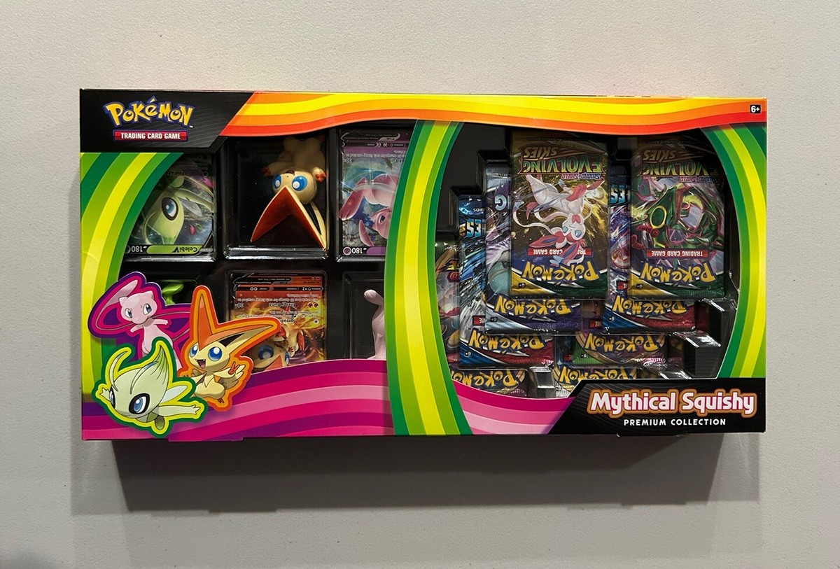 Pokemon TCG Mythical Squishy Premium Collection New ERROR