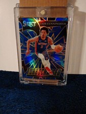 2021-22 Select Rookie Cade Cunningham Turbocharged Silver Prism. #6