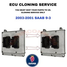 CLONE SERVICE Engine Control Module ECU ECM  For 2003 - 2011 SAAB 9-3 2.0L