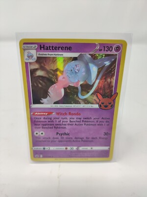 Pokmon TCG Hatterene Halloween Trick or Trade 073/198 Holo-Rare Pikachu  Stamped | eBay