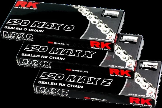RK 粉色 520 Max X 驱动链 120 Links RX 环 Husaberg FC400 96-99 — 第 3/4 张图片
