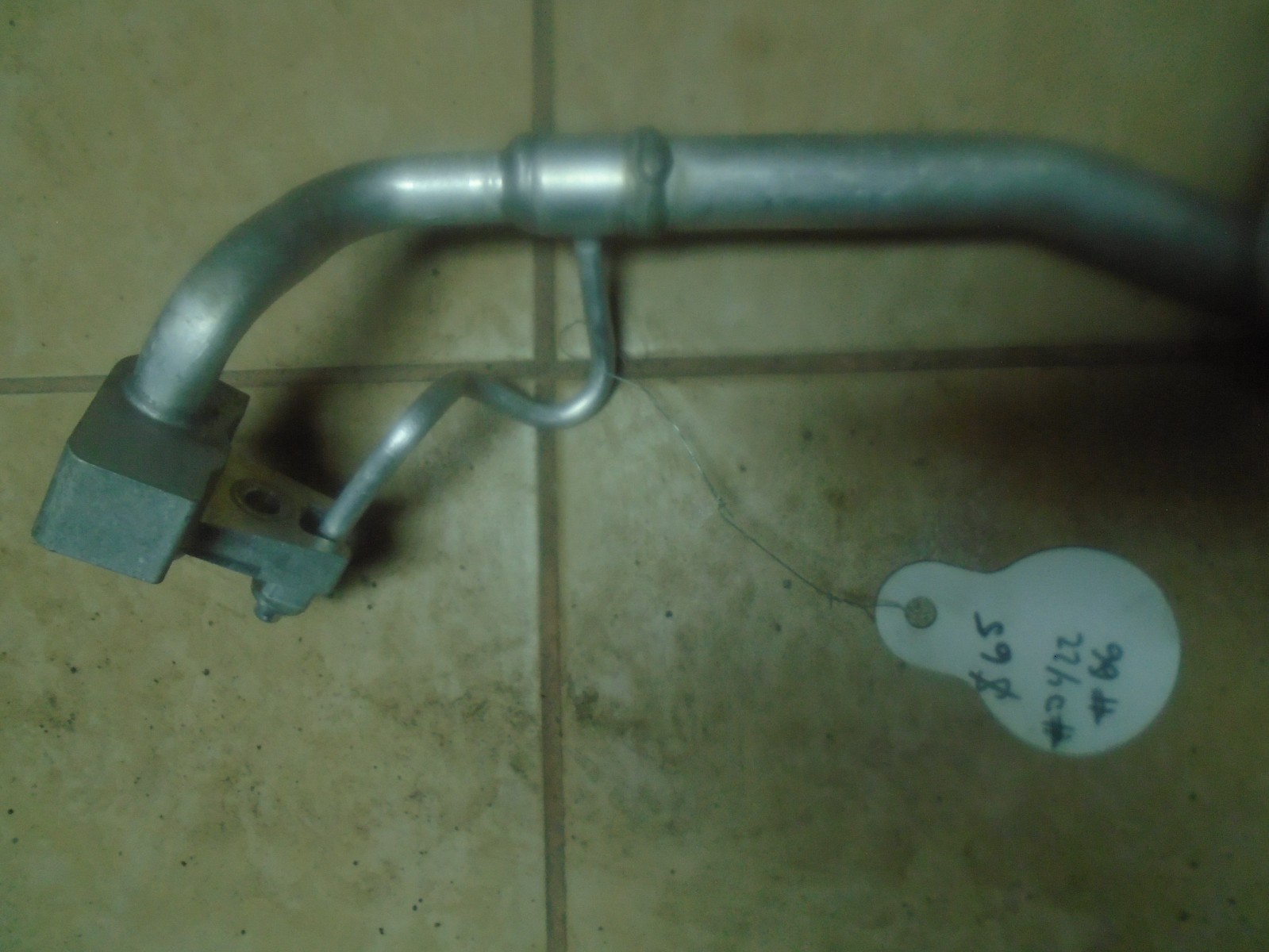 2014 - 2017 MASERATI QUATTROPORTE GHIBLI A/C AC CONDENSER HOSE PIPE LINE OEM