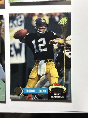 Stadium Club QB Football Legends 1992 set completo 6 carte STAUBACH UNITAS STARR - Foto 7 di 12