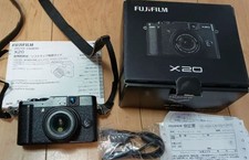 FUJIFILM X20 Compact Digital Camera with HAKUBA Lens Filter