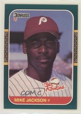 1987 Donruss The Rookies Box Set Mike Jackson #36 0b5