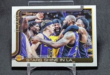 Showtime! LeBron James/Austin Reeves 2025/26 Topps Basketball Card 293 LA Lakers