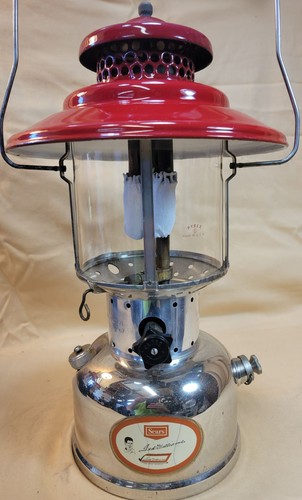 SEARS ROEBUCK & CO. TED WILLIAMS DOUBLE MANTLE LANTERN MADE BY COLEMAN NOV 1967