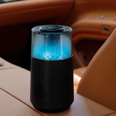 Aluminium Auto Aromatherapie Diffusor mit Blumennebel und Touch-Modus Steuerung