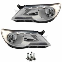 Scheinwerfer Set Links & Rechts H7/H7 FüR VW Tiguan 5N_ Inkl. Osram Lampen