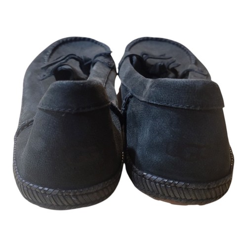 UGG Fur heal Lined Moccasin Size 12 Charcoal - Picture 5 of 8