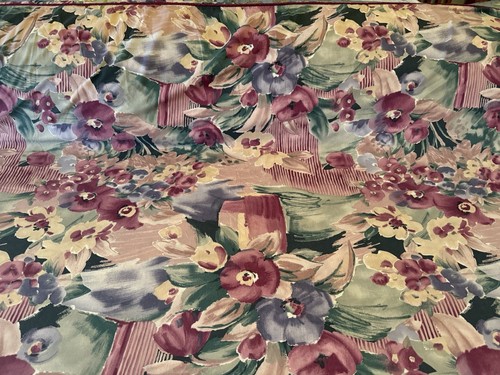 Vintage Croscill Reversible 2 Pattern Queen King? Duvet Cover 99”X84”Pastels - Picture 14 of 22