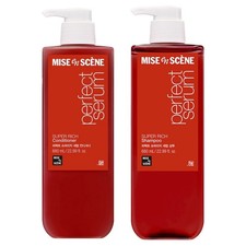 Mise-en-scene Perfect Super Rich Serum Shampoo 680ml Conditioner 680ml 1 piec