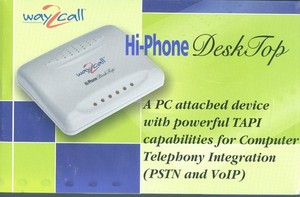 Way2call Hi-Phone Desktop Pro (HD00PRGR01) NEW