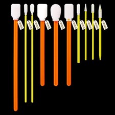 10 Type-100Pcs Microfiber Cleaning Swabs Kit - Lint Free & Orange/Yellow 