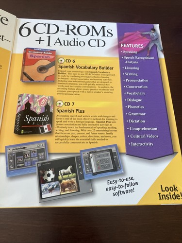 Learn Spanish Fast! Instant Immersion Spanish PRO: 7 CD Software! Language - Picture 4 of 6