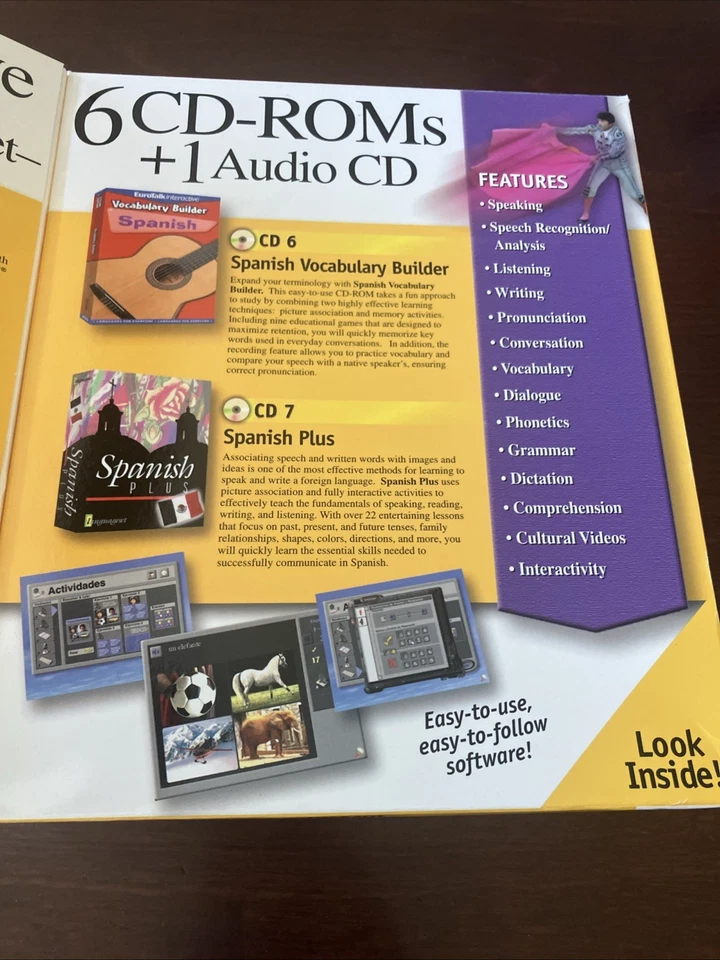 Learn Spanish Fast! Instant Immersion Spanish PRO: 7 CD Software! Language - Image 4 of 4