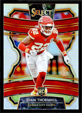 2019 Panini Select Juan Thornhill Rookie Silver Prizm #68 - Kansas City Chiefs