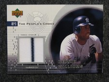 2002 Upper Deck Bernie Williams People's Choice Jersey #PJ-BW Yankees Pinstripe