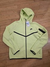 Nike Tech Fleece Windrunner Barely Volt Full Zip Jacket, Size Medium HV0949-736