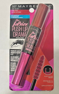 Maybelline New York The Falsies Push Up Drama Waterproof Mascara, Very Black 307