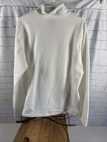 Patagonia Fleecepullover Damen Birke weiß Micro D 1/4 Zip Gr. XL #26278 - Bild 5 von 5