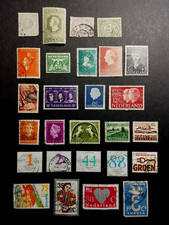 Netherlands 1872-2010   27 used stamps