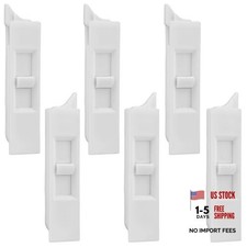 6 Pcs Window Tilt Latch Pairs Spring Loaded Sliding Window Latch Lock 6 Pieces