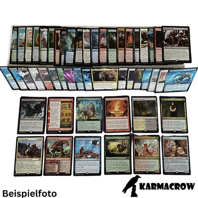 Magic the Gathering 50 Rare Karten Sammlung, Lot, Bundle, DE, EN