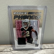 2022 Panini Donruss Rookie Phenom Jerseys Chris Olave #RPJ-9 Rookie Saints