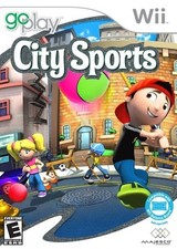 GO PLAY : CITY SPORTS (WII) DISC + CVR ART - NO CASE - VERY GOOD