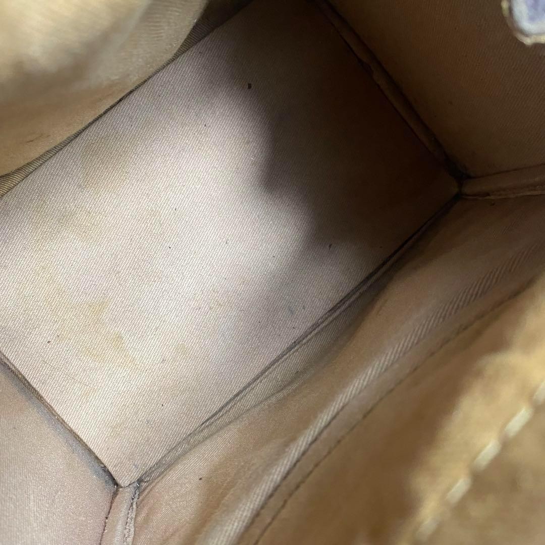 Christian Dior Shoulder Clutch Bag Canvas Leather Brown Beige Authentic thumbnail 24