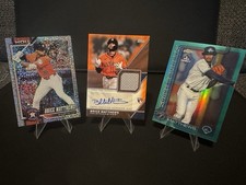 2026 Topps Series 1 MLB Material Patch /25, Pro Debut /75 Bruce Matthews- Sparkl