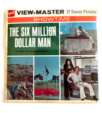 View-Master 3 Reel Set with Booklet, The Six Million Dollar Man TV Show