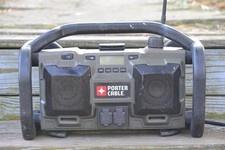 Porter Cable 18V PC18JR Jobsite Radio AM/FM/Aux Portable Speaker System Tested
