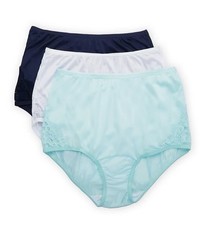 Vanity Fair brief panties 3 pair Perfectly Yours Lace Nouveau size 12 5XL NWT