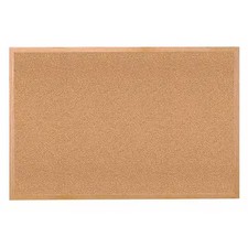 Ghent Cork Bulletin Board, Natural, Indoors 1423-1 Ghent 1423-1 24 in. H x 36