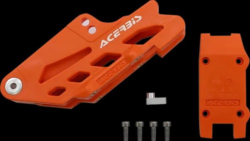 Acerbis Complete Chain Guide Block Guard Orange KTM 520 XCW 07-16 - Picture 3 of 6