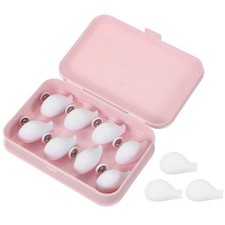 8 Pcs Duvet Cover Pins Clips to Hold Comforter Inside, White Fish