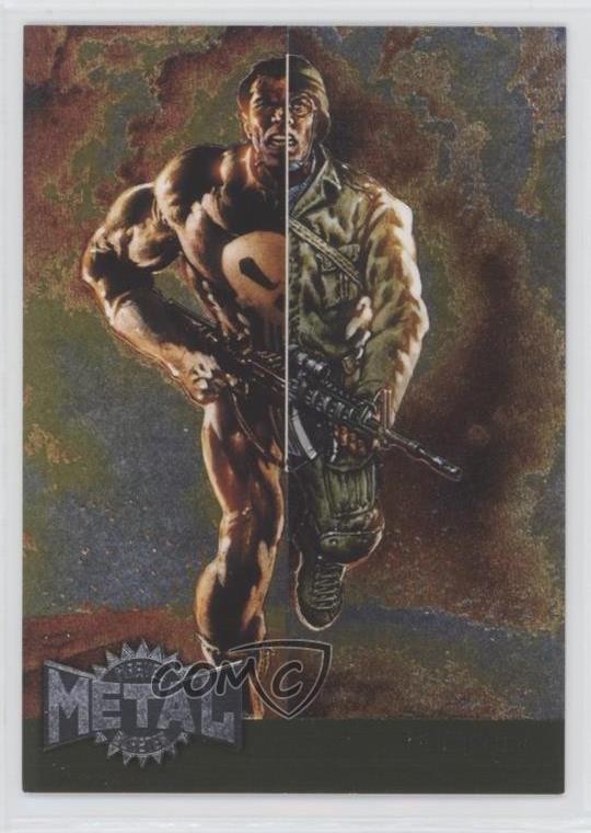 2015 Marvel Fleer Retro 1995 Fleer Metal Blaster Punisher #29 0p3